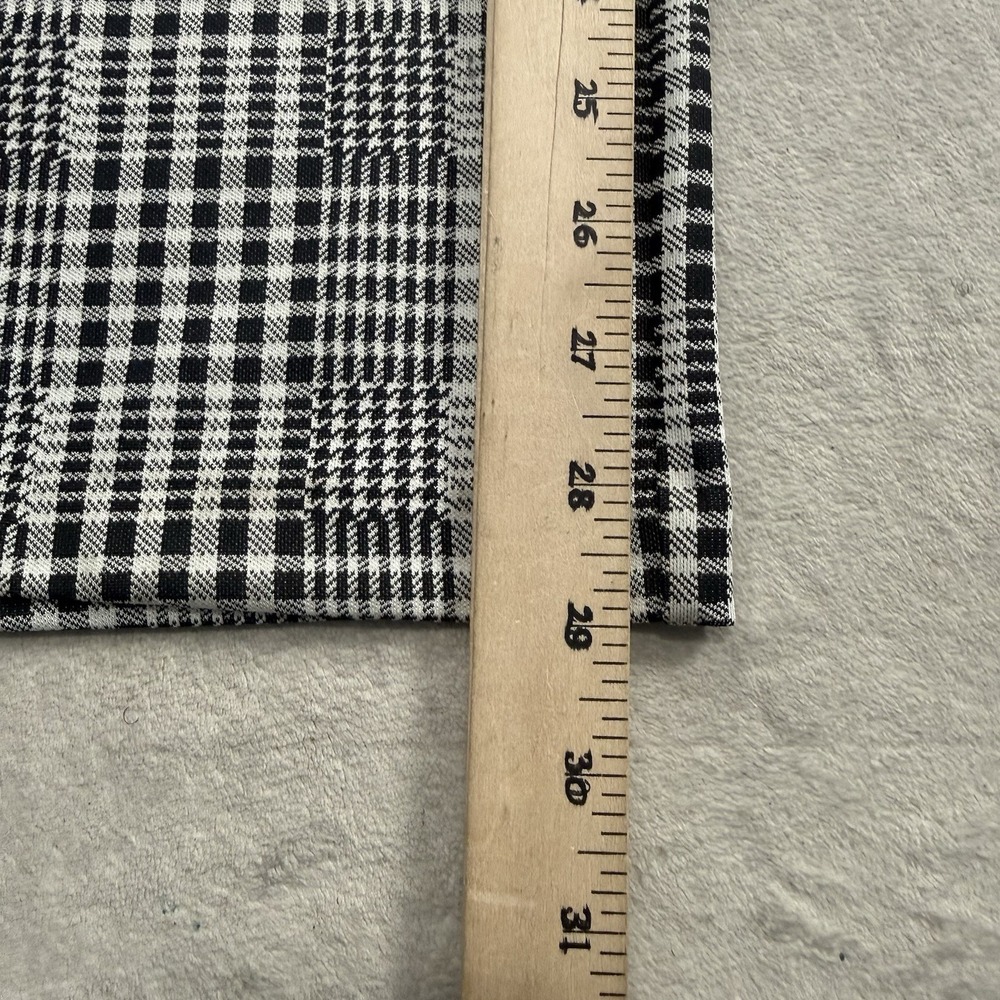 Eloquii Womens‎ Size 22 Plaid Belted Jumpsuit Wide Leg Black White Plus Career - Picture 7 of 16